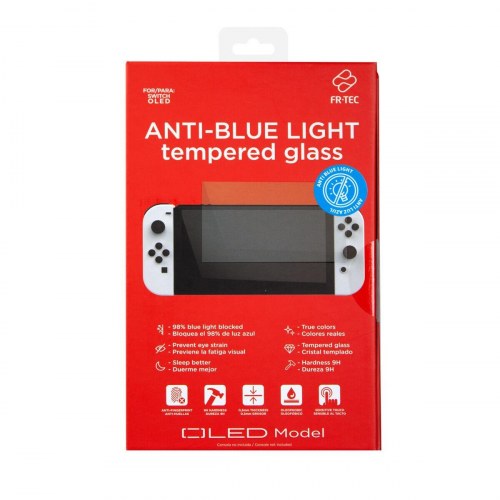 Skærmbeskytter til Nintendo Switch OLED - FR-TEC hærdet glas 9H