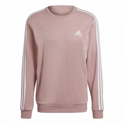 Adidas Essentials French Terry 3-Stripes sweatshirt - Pink, herre, L
