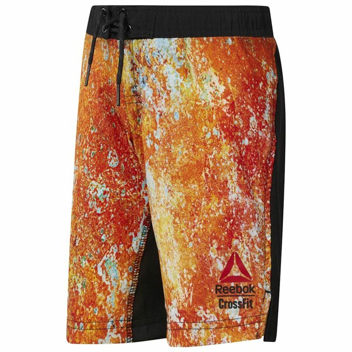Reebok CrossFit fitnessshorts til drenge - Grå/Multifarve (7-8 år)