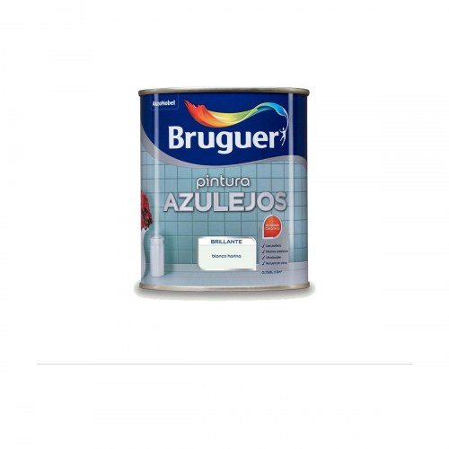 Bruguer flisemaling - blank hvid, 750 ml (5075264)