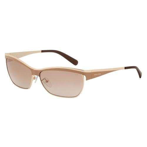 Police S8764-62F92X damesolbriller - brun/pink, Ø 62 mm