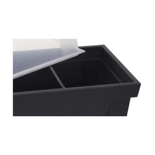 Drivhus EDM Bord Sort polypropylen (80 x 40 x 65 cm)