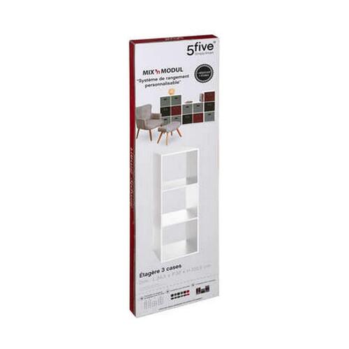 Hylder 5five Træ Hvid (34,4 x 32 x 100,5 cm)