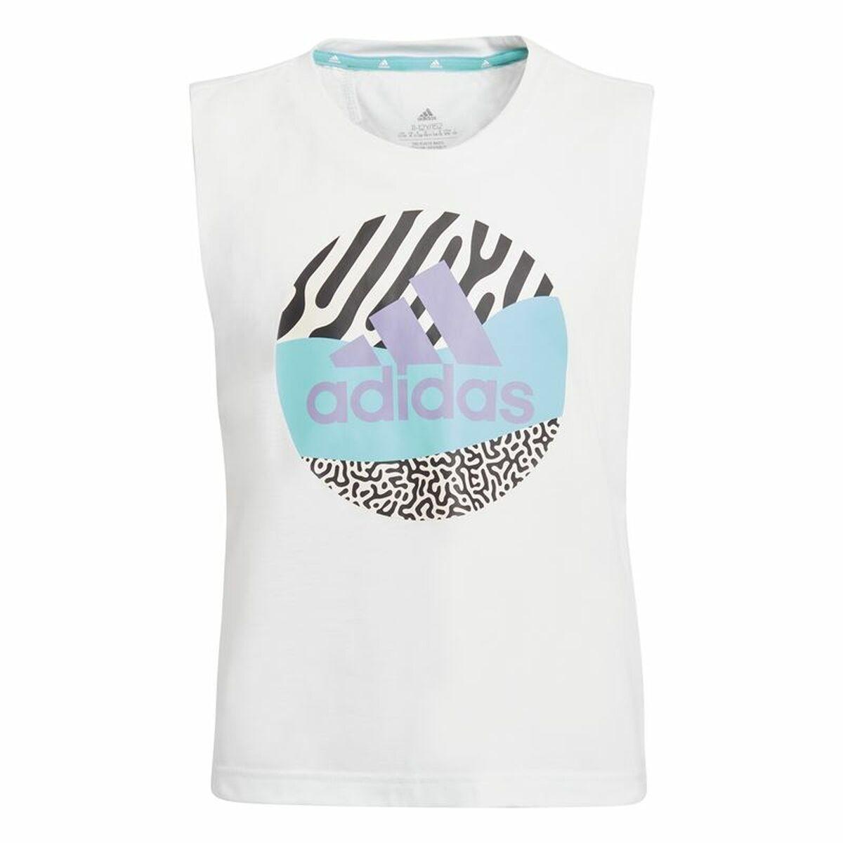 Tank Top Børn Adidas Aeroready Girl Power 13 14 år
