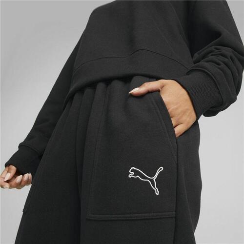 Træningsdragt til kvinder Puma Loungewear Sort L