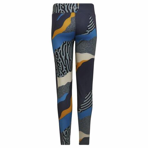 Sport leggings til børn Adidas Multifarvet Blå 13-14 år