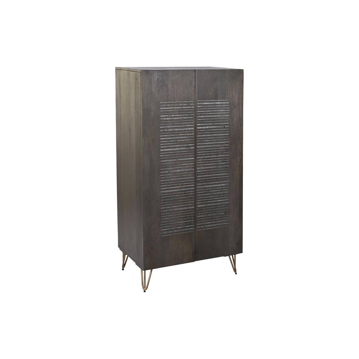 Skab Brun Metal Mangotræ 70 x 45 x 142 cm