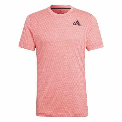 Kortærmet T-shirt til Mænd Adidas Freelift Pink L