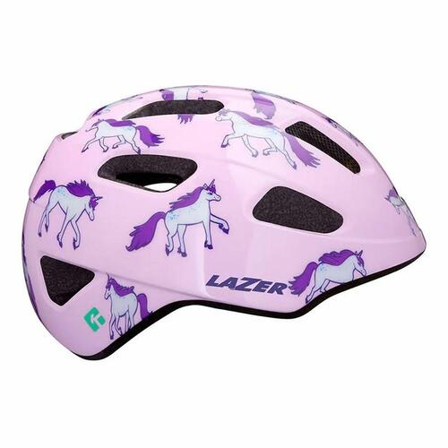 Cykelhjelm til børn Lazer Nuts KinetiCore Pink Enhjørning Onesize