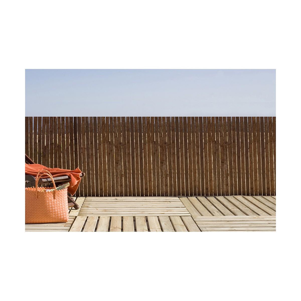 Havehegn Nortene Milwaukee Multifarvet Natur Fyrretræ Træbark 1 x 3 m