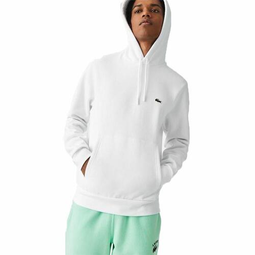 Hættetrøje til Mænd Lacoste Sweatshirt Hvid S