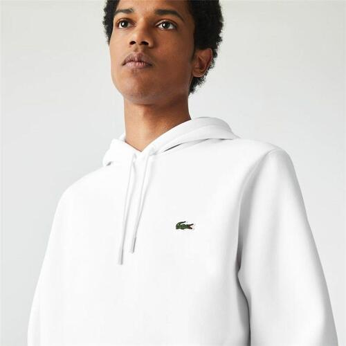 Hættetrøje til Mænd Lacoste Sweatshirt Hvid S