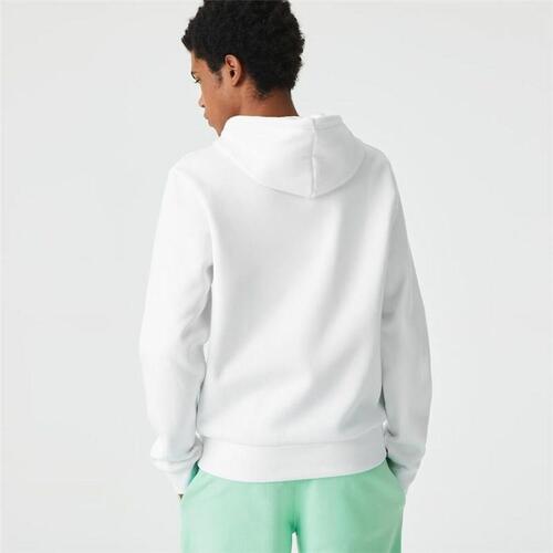 Hættetrøje til Mænd Lacoste Sweatshirt Hvid S