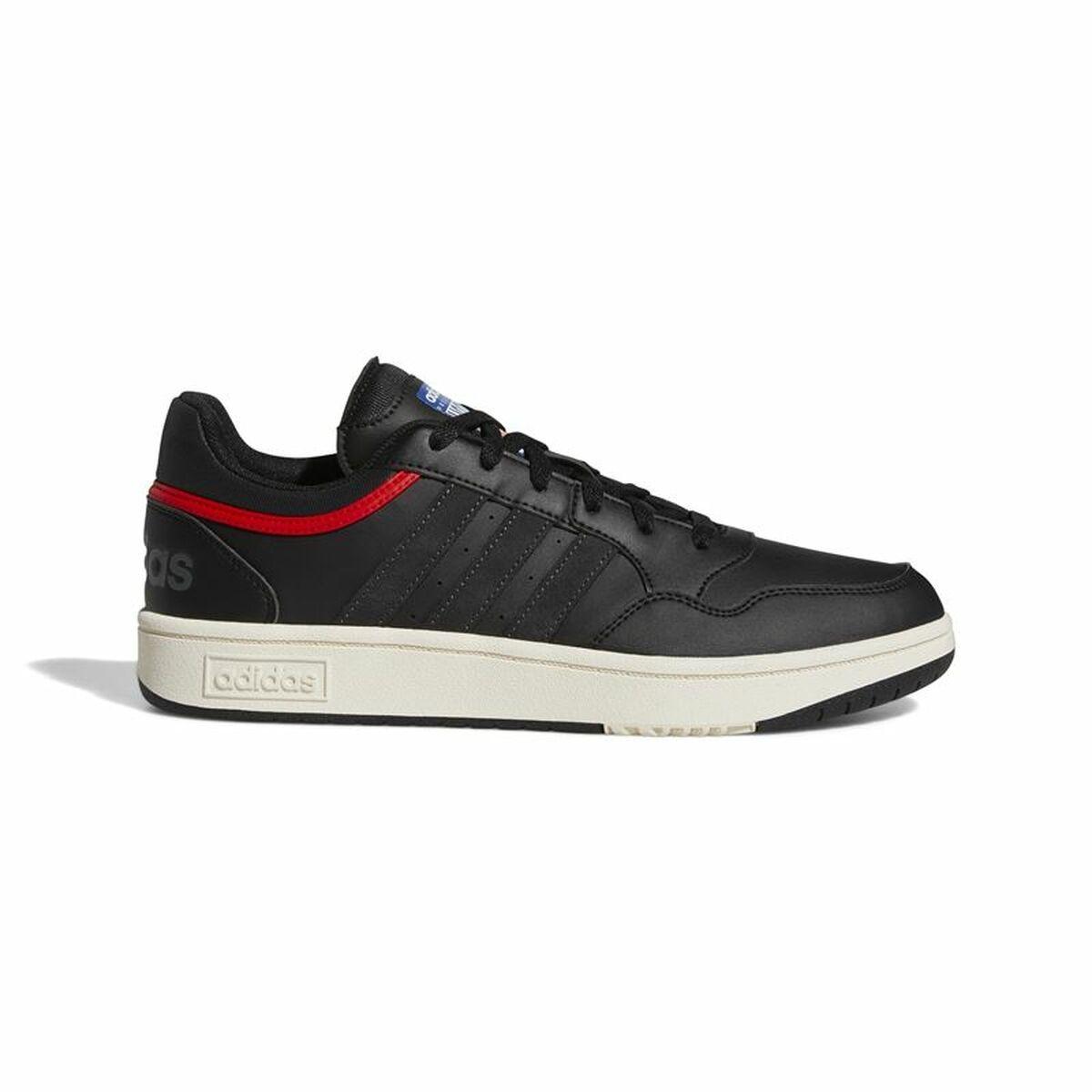 Basketballsko til voksne Adidas Hoops 3.0 Low Classic Vintage Sort 44