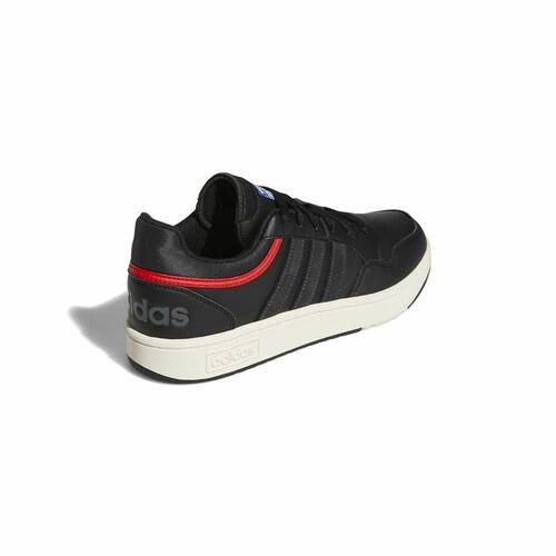 Basketballsko til voksne Adidas Hoops 3.0 Low Classic Vintage Sort 44