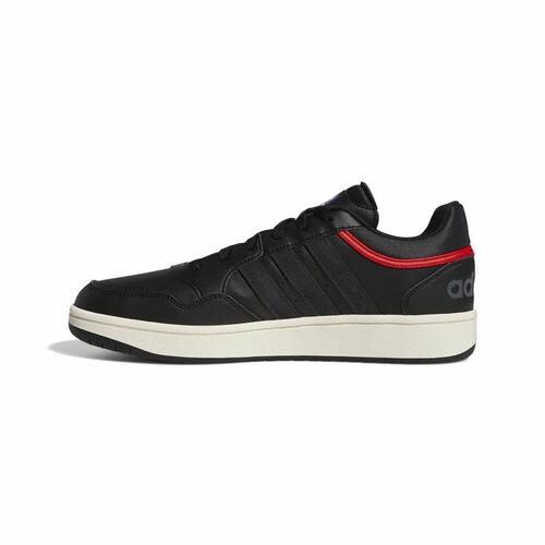 Basketballsko til voksne Adidas Hoops 3.0 Low Classic Vintage Sort 44