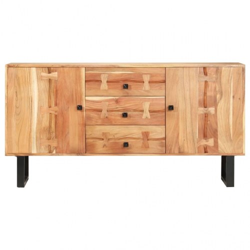 Skænk 150x40x75 cm massivt akacietræ