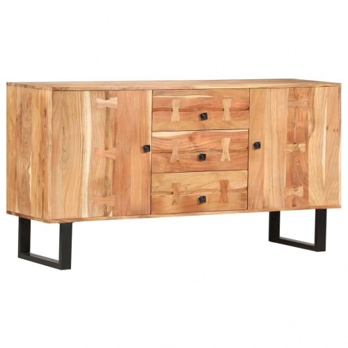 Skænk 150x40x75 cm massivt akacietræ