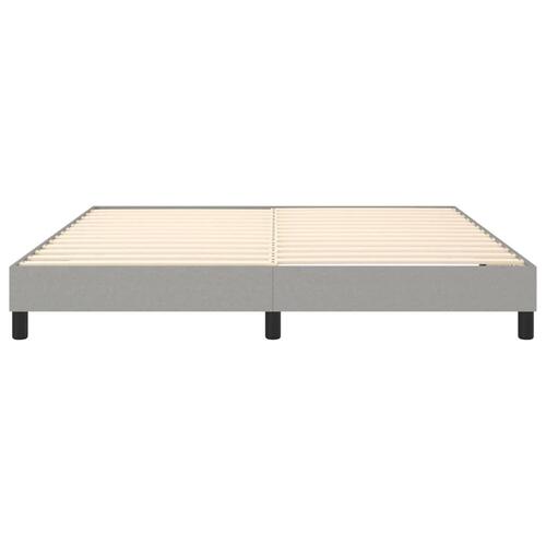 Sengeramme uden madras 180x200 cm stof lysegrå