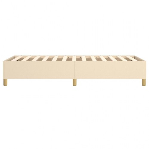 Sengeramme uden madras 80x200 cm stof cremefarvet