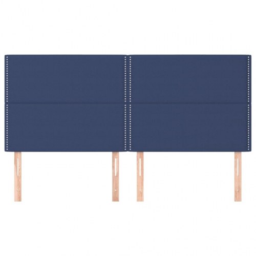 Sengegavl blå 200 x 5 x 118/128 cm