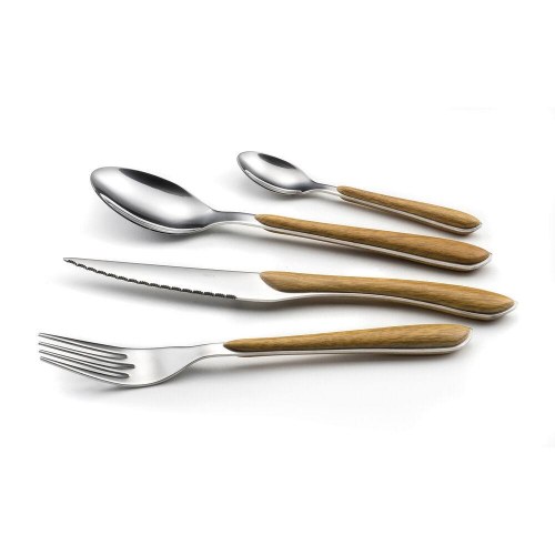 Amefa Eclat bordgaffel, to-farvet - 6 stk. metal