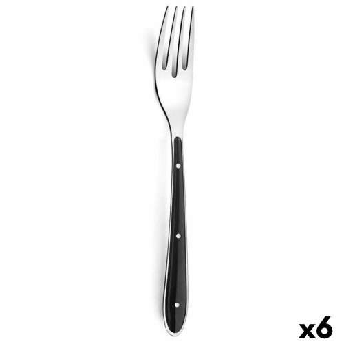 Amefa Bistro 1-2-3 bordgaffel, to-farvet, 20,7 cm - 6 stk.