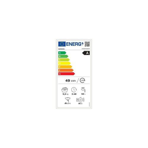 Vaskemaskine Samsung WW80TA046AX Sort 1400 rpm 60 cm 8 kg
