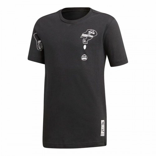 Kortærmet T-shirt til Børn Adidas Sportswear Hulk Graphic Sort - 7-8 år