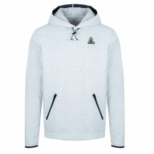 Hættetrøje til Mænd Le coq sportif Tech Grå - XL
