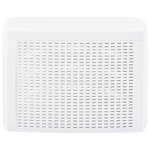 Sidebord 54 x 54 x 36,5 cm plastik hvid