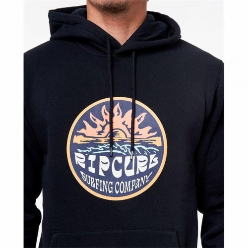 Rip Curl Tobar hættetrøje til mænd - sort, str. S