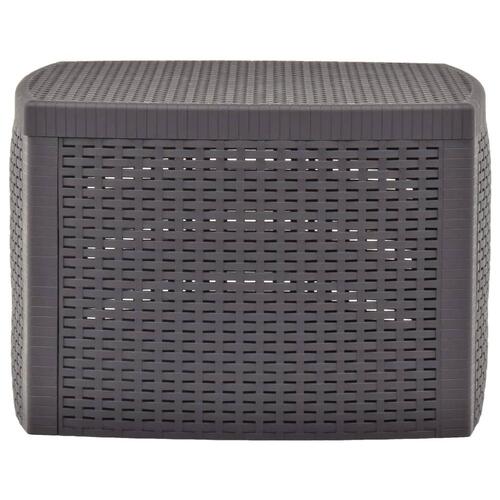 Sidebord 54 x 54 x 36,5 cm plastik mokkafarvet