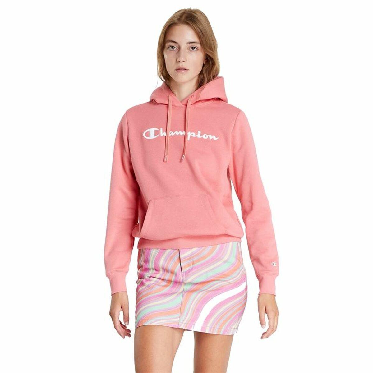 Champion hættetrøje til dame - Pink (XS)