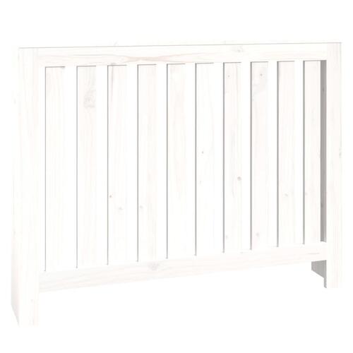 Radiatorskjuler 108,5x19x84 cm massivt fyrretræ hvid