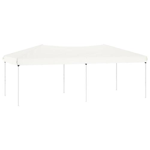 Foldbart festtelt 3x6 m hvid