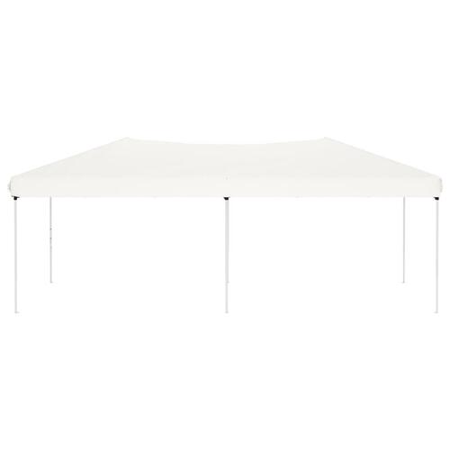 Foldbart festtelt 3x6 m hvid