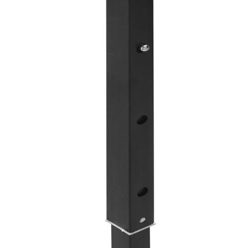 Foldbart festtelt 3x6 m sort