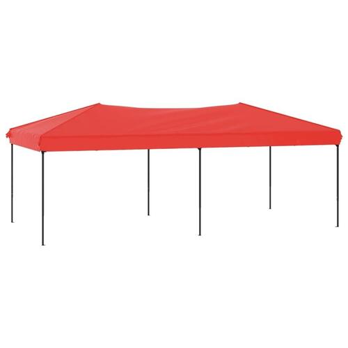 Foldbart festtelt 3x6 m rød