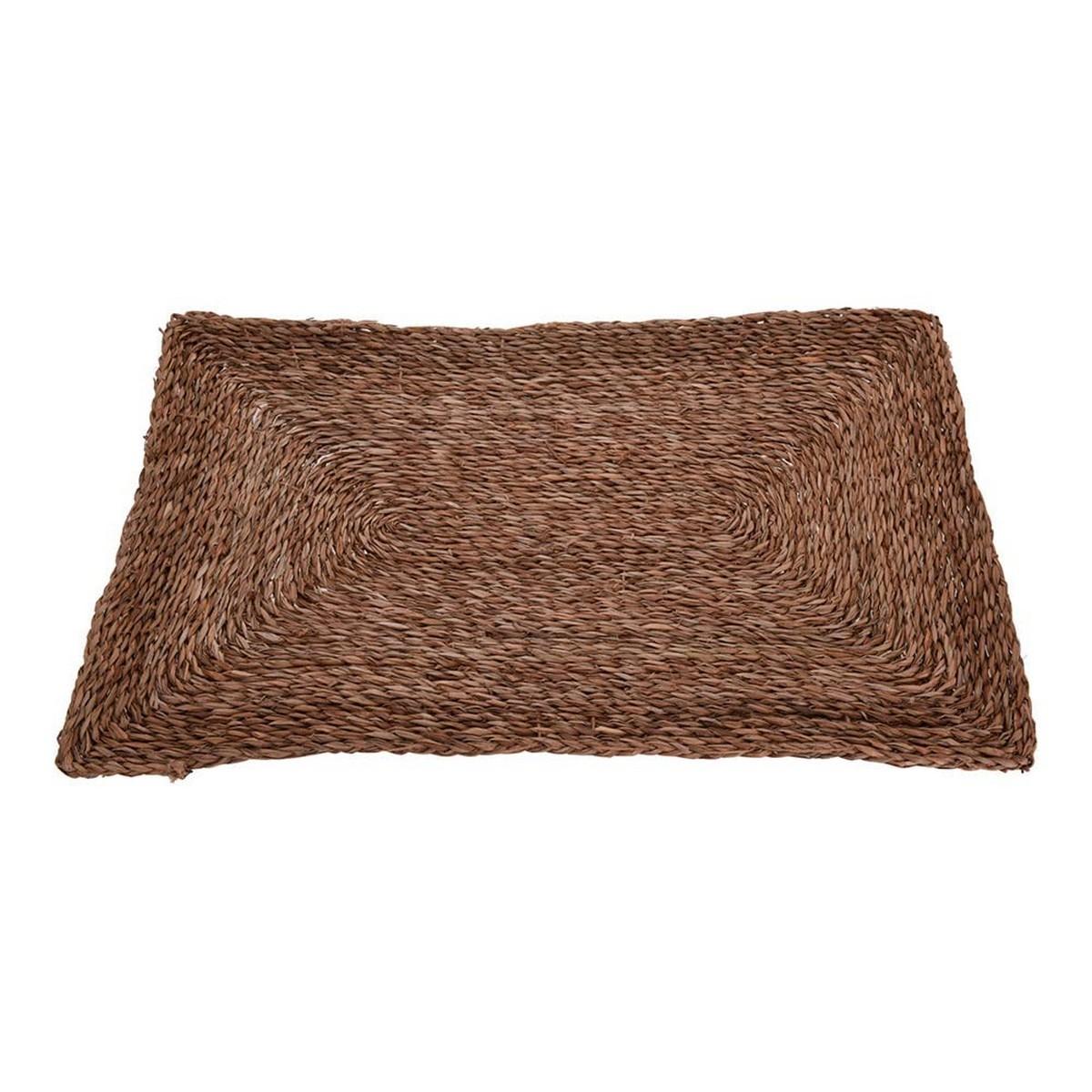 Tæppe Rektangulær Brun Esparto-græs (50 x 80 cm)