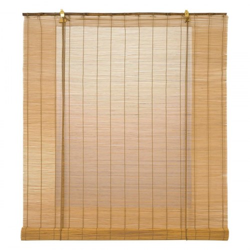 Stor Planet rullegardin i bambus, mango - 60 x 175 cm