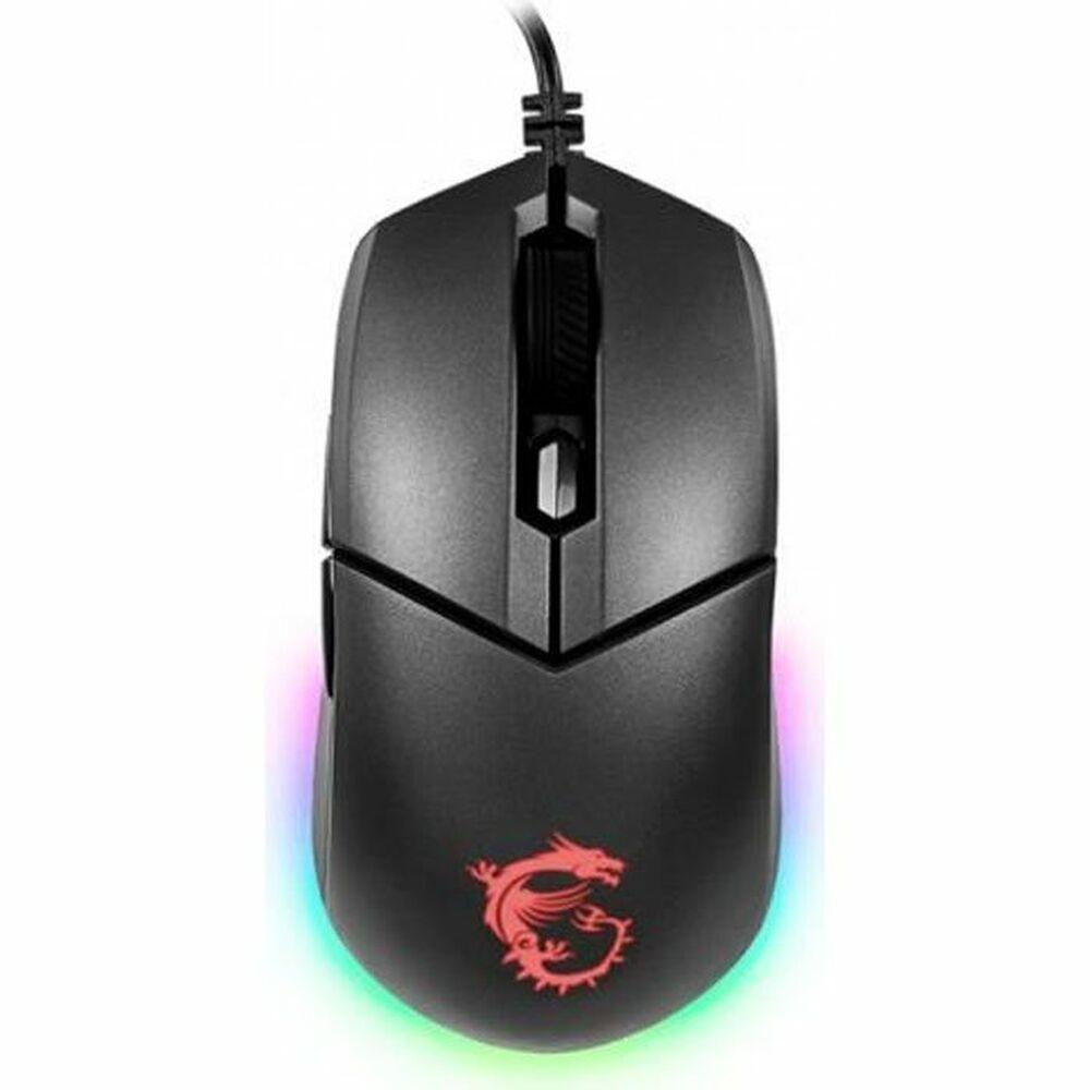 Gaming Mus Msi Clutch Gm11 Med Kabel Sort Lys