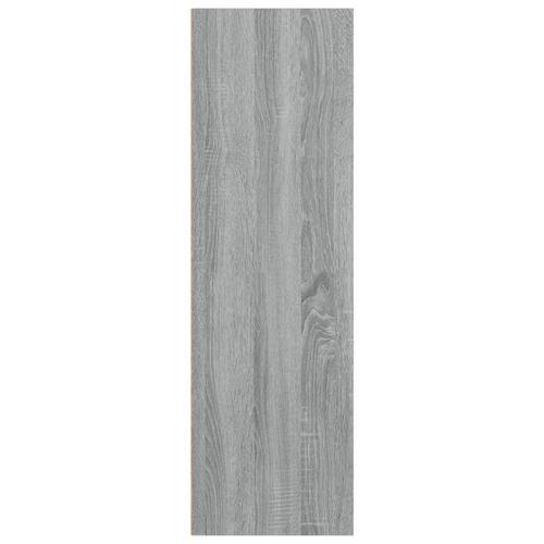 Bogreol/skænk 66x30x98 cm konstrueret træ grå sonoma-eg