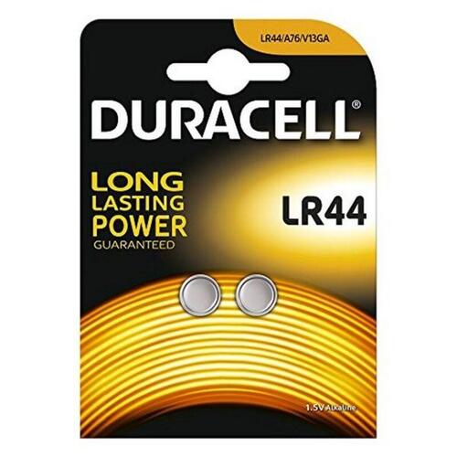 Alkaline knap-cellbatteri DURACELL LR44 LR44 1.5V (2 stk)