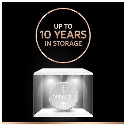 Alkaline knap-cellbatteri DURACELL LR44 LR44 1.5V (2 stk)