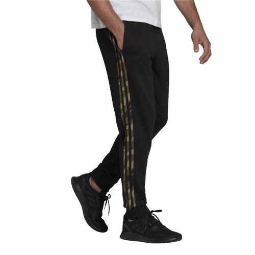 Lange sportsbukser Adidas Essentials Camo Print Sort Mænd - L