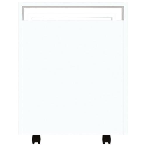Kontorvogn 60x45x60 cm konstrueret træ hvid