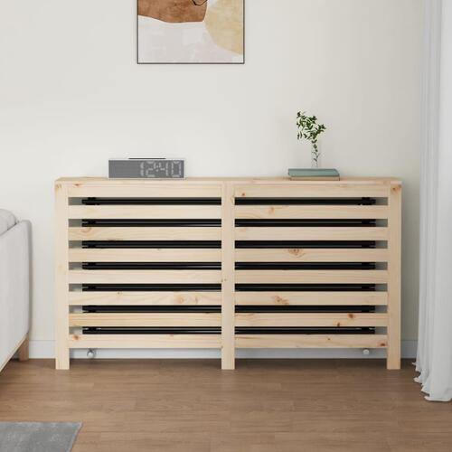 Radiatorskjuler 153x19x84 cm massivt fyrretræ