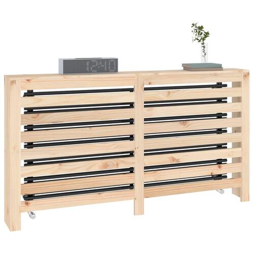 Radiatorskjuler 153x19x84 cm massivt fyrretræ