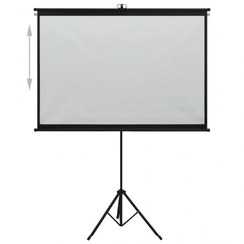 Projektorlærred med trefod 72" 1:1